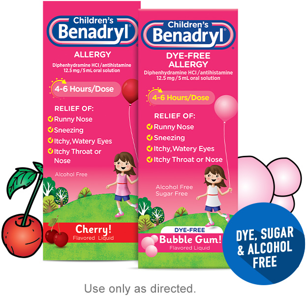 Children’s BENADRYL® Allergy Liquid dosing