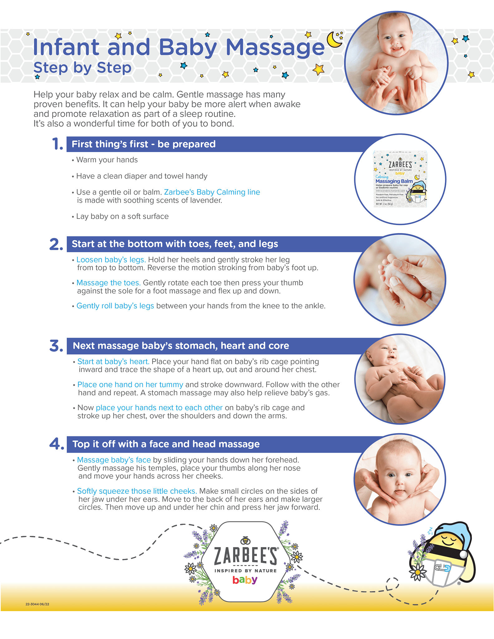 Zarbee’s® Baby Massage Step by Step